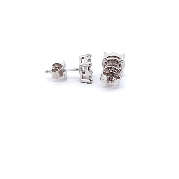 DIAMOND CLUSTER STUD EARRINGS Image 4 Lester Martin Dresher, PA