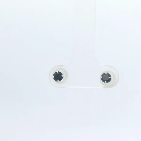 0.43CTW SAPPHIRE 3.55MM POST EARRINGS Lester Martin Dresher, PA