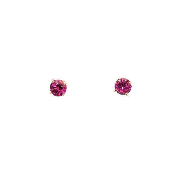 0.82CT TW PINK SAPPHIRE STUD EARRINGS Lester Martin Dresher, PA