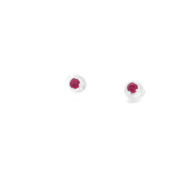 0.66CTW OVAL SAPPHIRE WITH 0.12CTW DIAMOND ACCENT POST EARRINGS Lester Martin Dresher, PA