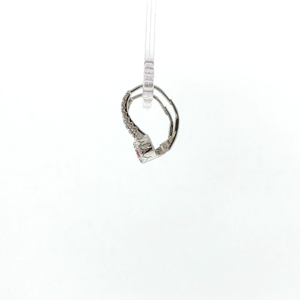 RUBY AND DIAMOND EARRINGS Image 2 Lester Martin Dresher, PA