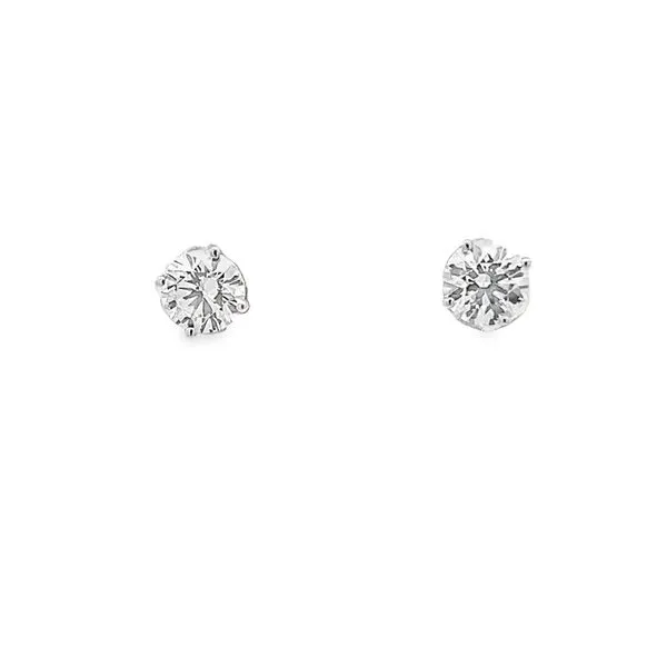 1.09CT TW WHT/VS DIAMOND STUD EARRINGS Image 2 Lester Martin Dresher, PA