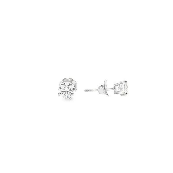 1.09CT TW WHT/VS DIAMOND STUD EARRINGS Image 3 Lester Martin Dresher, PA