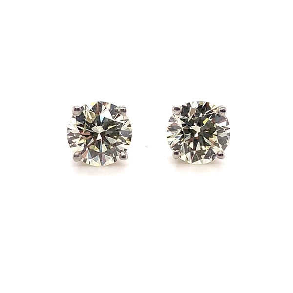 2.03CTW VS  RB DIAMOND STUD EARRINGS Image 2 Lester Martin Dresher, PA