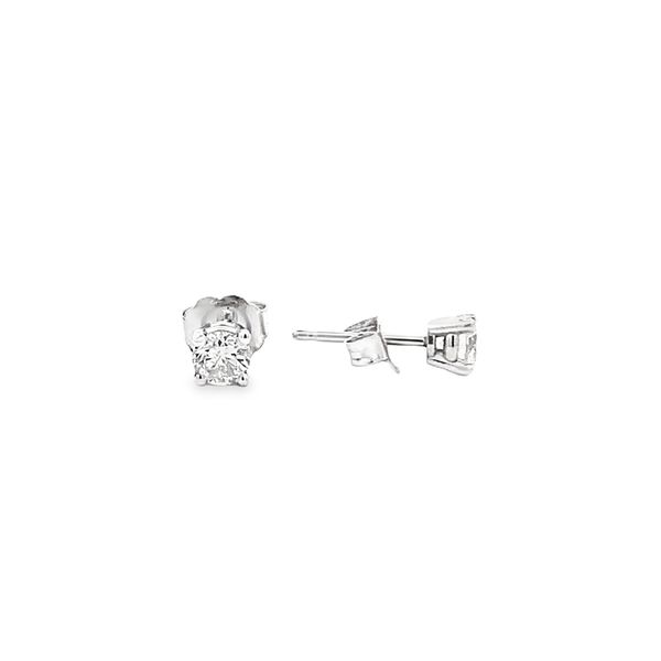 0.50CT TW WHT/SI RB DIAMOND STUD EARRINGS Image 3 Lester Martin Dresher, PA