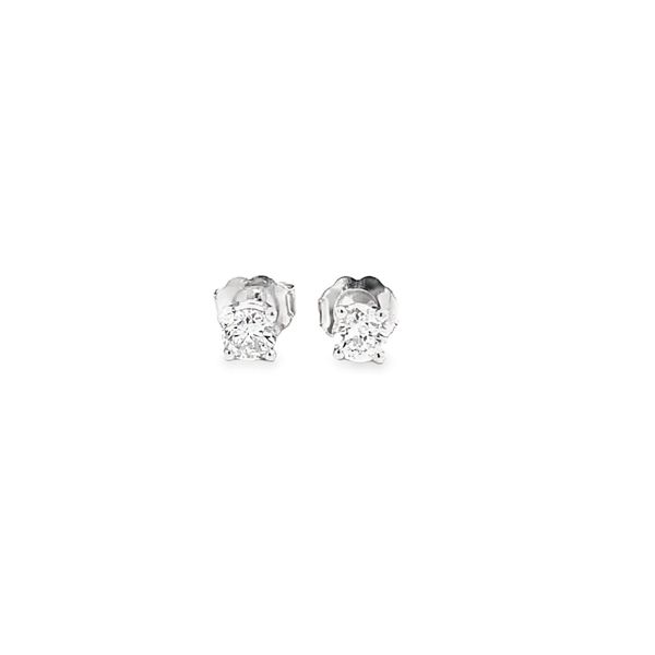 0.50CT TW WHT/SI RB DIAMOND STUD EARRINGS Lester Martin Dresher, PA
