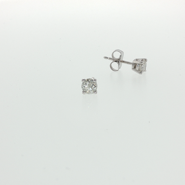 DIAMOND STUD EARRINGS Lester Martin Dresher, PA
