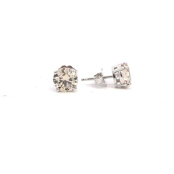 2.56CT TW J VS1 RB DIAMOND STUD EARRINGS Lester Martin Dresher, PA