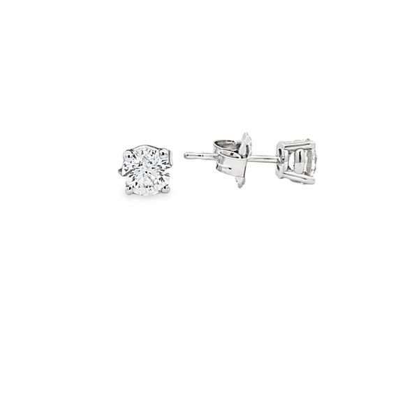 DIAMOND STUD EARRINGS Image 4 Lester Martin Dresher, PA