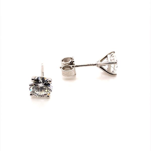 1.00CT TWT LAB GROWN DIAMOND STUD EARRINGS Image 2 Lester Martin Dresher, PA