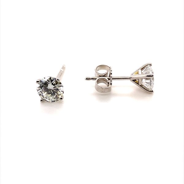 1.25CT TWT LAB GROWN DIAMOND STUD EARRINGS Image 2 Lester Martin Dresher, PA