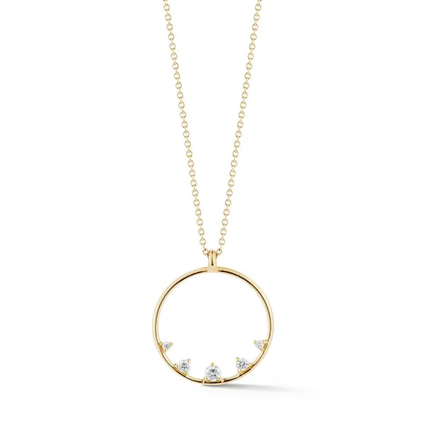 0.15CT DIAMOND CIRCLE PENDANT similar item image