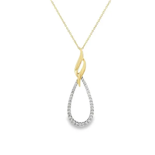 0.20CTW DIAMOND TEARDROP PENDANT Lester Martin Dresher, PA
