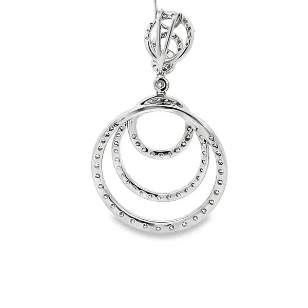 1.97CTW DIAMOND ENTWINED CIRCLE PENDANT Image 3 Lester Martin Dresher, PA
