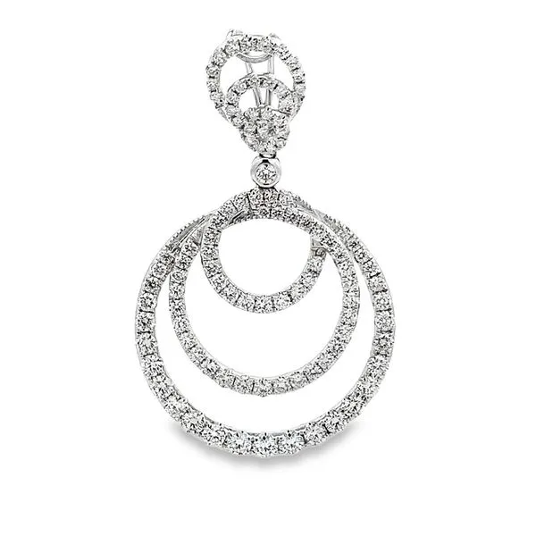 1.97CTW DIAMOND ENTWINED CIRCLE PENDANT Lester Martin Dresher, PA