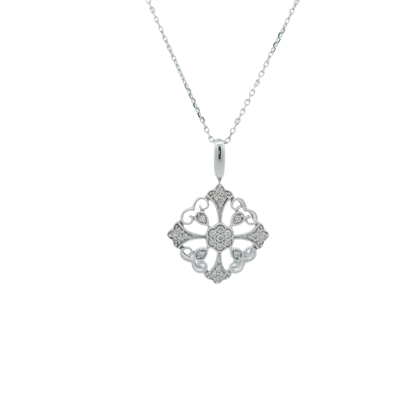 0.10CTW DIAMOND PENDANT Lester Martin Dresher, PA