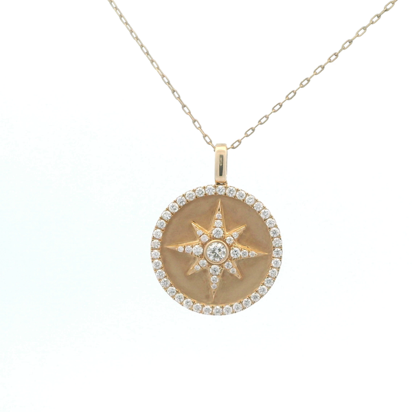 0.75CTW DIAMOND STARBURST PENDANT Lester Martin Dresher, PA