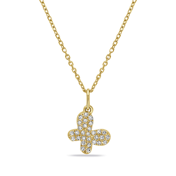 DIAMOND BUTTERFLY PENDANT Lester Martin Dresher, PA