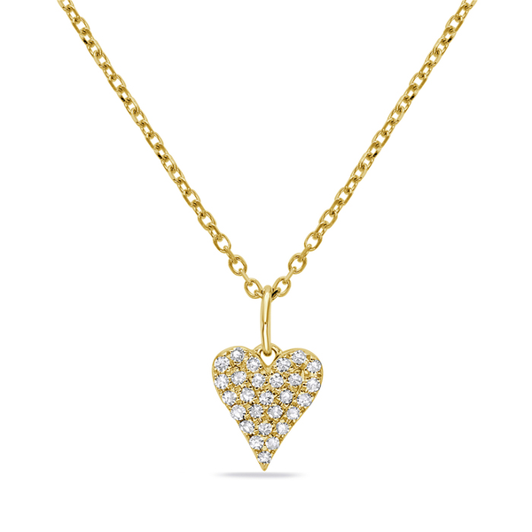 DIAMOND HEART PENDANT Lester Martin Dresher, PA