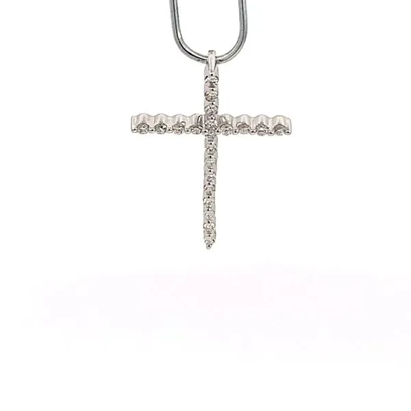 0.10CT SMALL DIAMOND CROSS similar item image