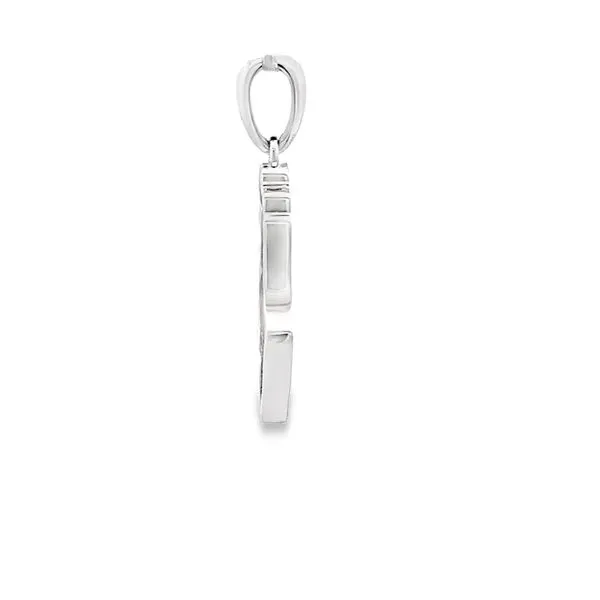 0.18CTW DIAMOND STATE OF ISRAEL AND STAR OF DAVID PENDANT...