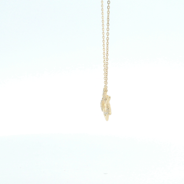 0.06CTW DIAMOND STAR OF DAVID PENDANT Image 2 Lester Martin Dresher, PA