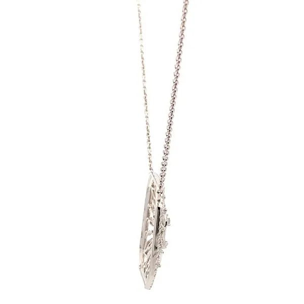 1.68CTW DIAMOND ART DECO DESIGN NECKLACE Image 2 Lester Martin Dresher, PA