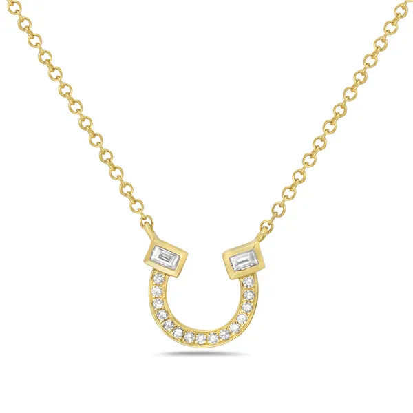 0.05CTW DIAMOND HORSESHOE NECKLACE Lester Martin Dresher, PA