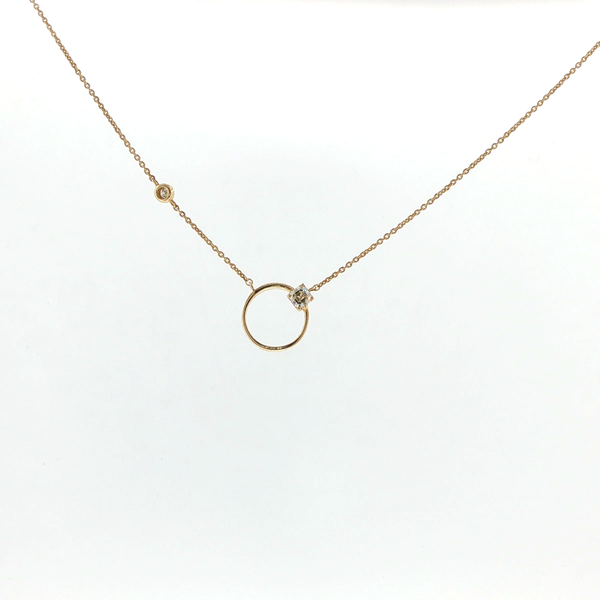 DIAMOND AND GOLD NECKLACE Lester Martin Dresher, PA