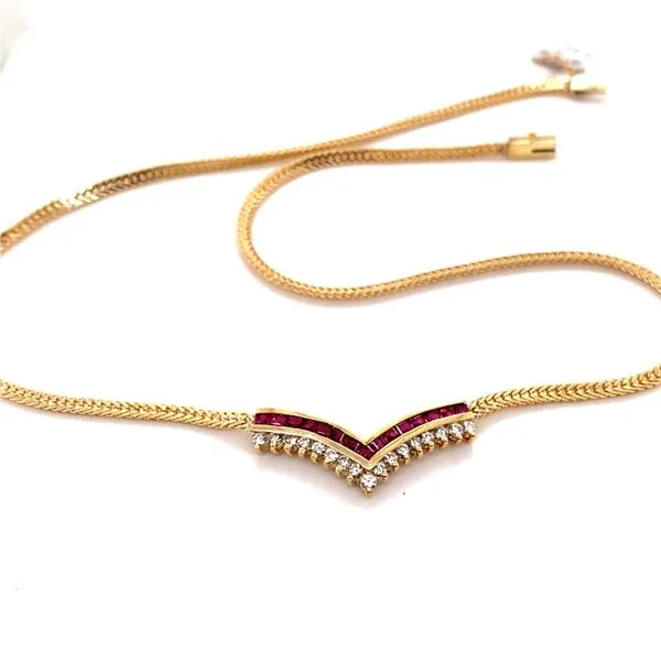Precious Colored Necklace Lester Martin Dresher, PA