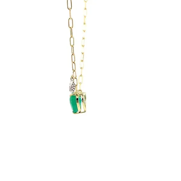 1.36CT EMERALD HEART NECKLACE Image 2 Lester Martin Dresher, PA