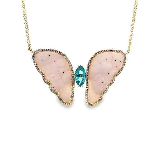 BUTTERFLY NECKLACE Lester Martin Dresher, PA