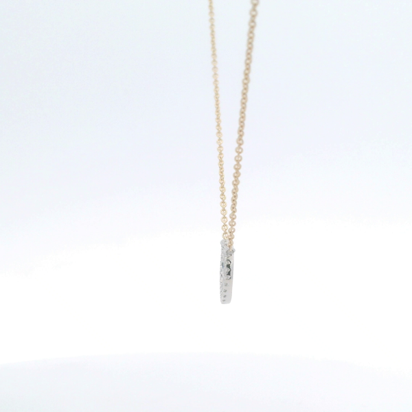 0.20CTW DIAMOND AND 0.02CT SAPPHIRE HAMSA NECKLACE Image 2 Lester Martin Dresher, PA