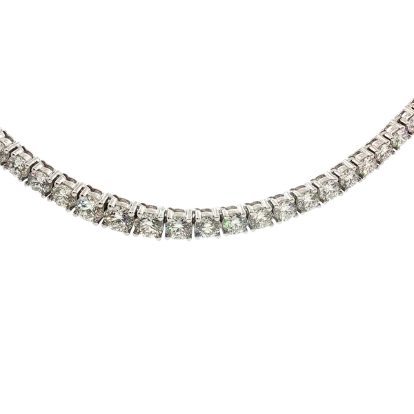 15.53CT TW LAB GROWN DIAMOND TENNIS NECKLACE Image 2 Lester Martin Dresher, PA