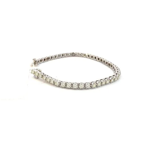 3.00CTW DIAMOND TENNIS BRACELET IN 14K WHITE GOLD Image 2 Lester Martin Dresher, PA