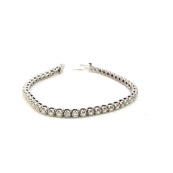3.00CTW DIAMOND TENNIS BRACELET IN 14K WHITE GOLD Image 3 Lester Martin Dresher, PA