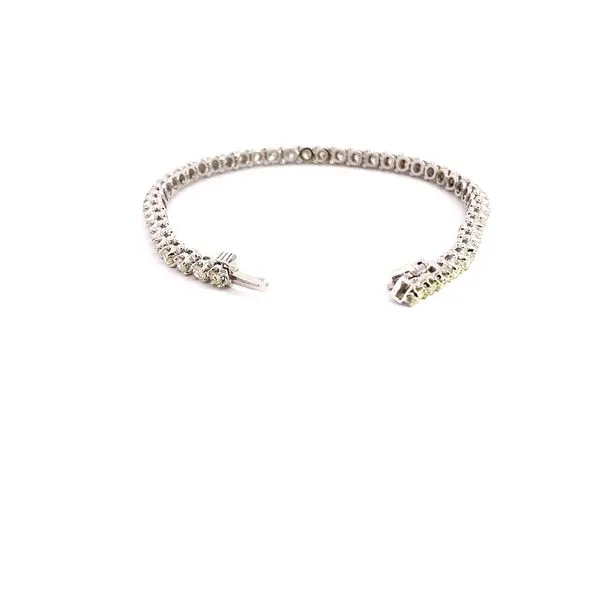 4.00CT DIAMOND TENNIS BRACELET IN 14K WHITE GOLD Image 3 Lester Martin Dresher, PA