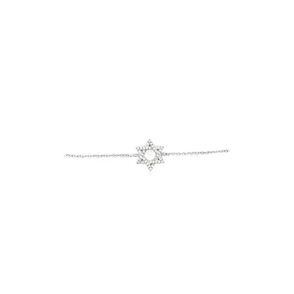 0.08CTW DIAMOND STAR OF DAVID BRACELET Image 2 Lester Martin Dresher, PA