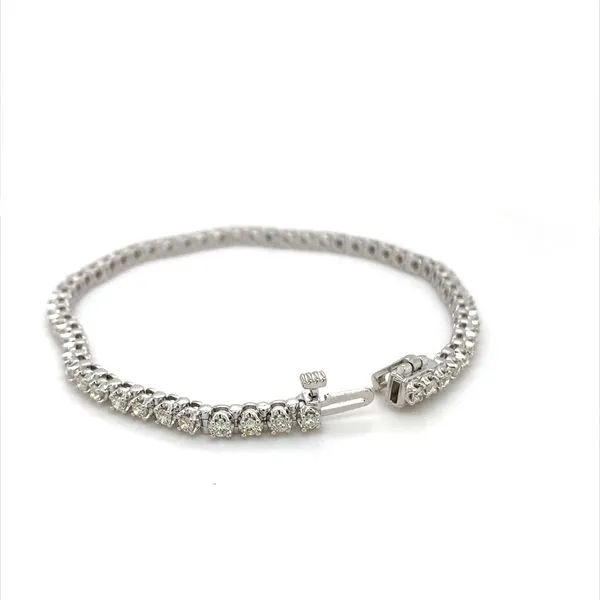 2.00CTW DIAMOND TENNIS BRACELET IN 14K WHITE GOLD Image 2 Lester Martin Dresher, PA
