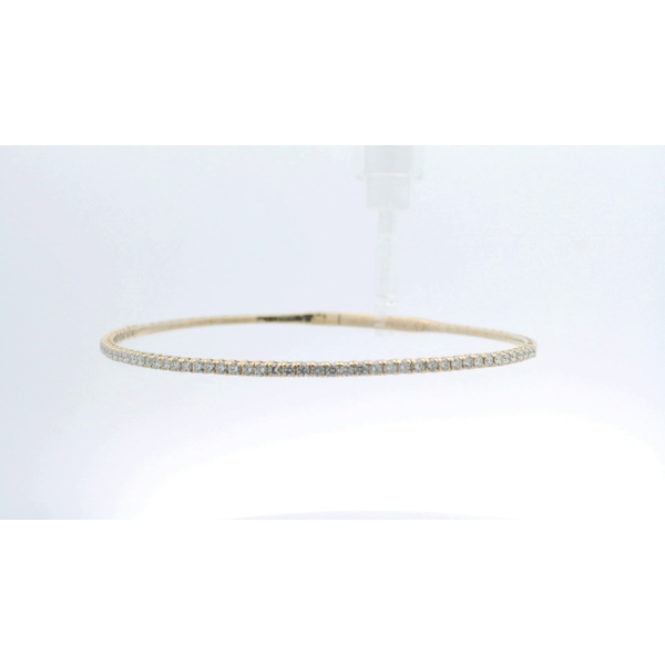 0.80CTW DIAMOND LINE BANGLE BRACELET Lester Martin Dresher, PA