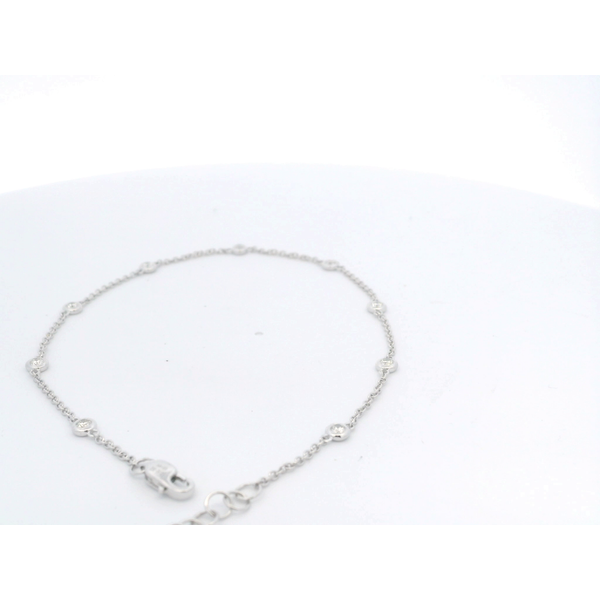 0.46CT DIAMOND BY THE YARD BRACELET SET IN 14K WHITE GOLD Image 2 Lester Martin Dresher, PA