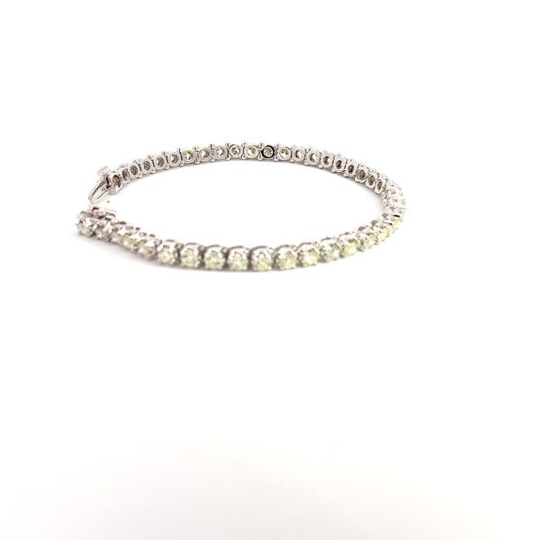 5.00CT DIAMOND TENNIS BRACELET IN 14K WHITE GOLD Image 3 Lester Martin Dresher, PA
