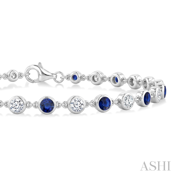 SAPPHIRE AND DIAMOND BRACELET Image 2 Lester Martin Dresher, PA