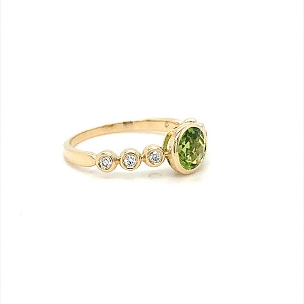 0.97CT PERIDOT RING Image 2 Lester Martin Dresher, PA