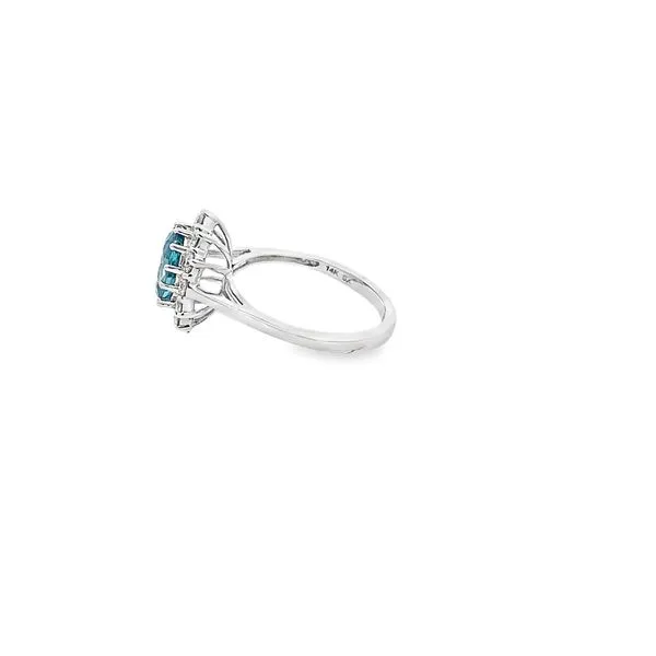 2.77CT BLUE ZIRCON RING