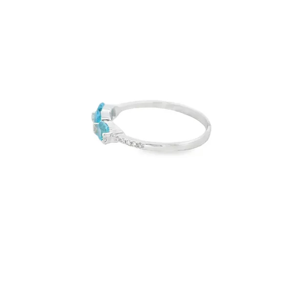 0.79CTW BLUE TOPAZ RING