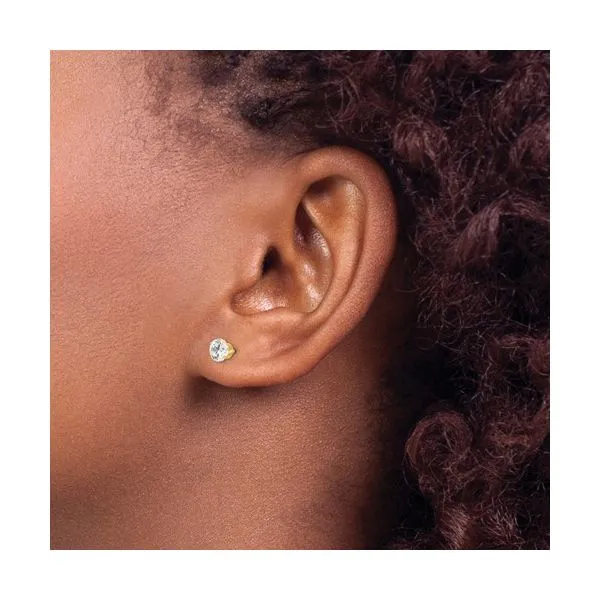 CZ STUD EARRINGS Image 2 Lester Martin Dresher, PA