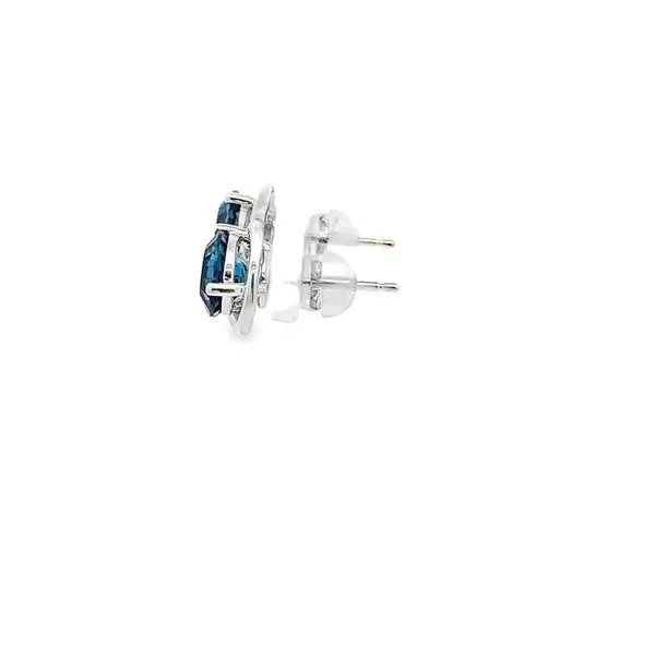 3.00CTW LONDON BLUE TOPAZ EARRINGS Image 2 Lester Martin Dresher, PA