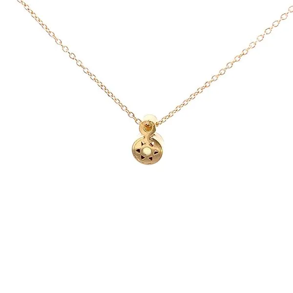 ROUND CITRINE BEZEL PENDANT Image 2 Lester Martin Dresher, PA