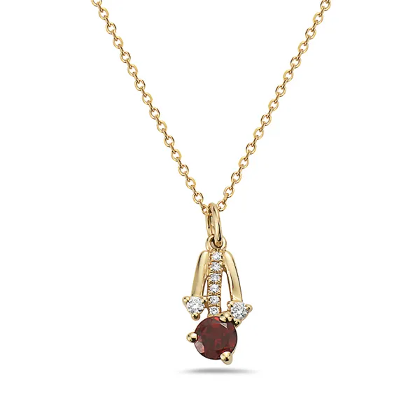 0.30CT GARNET PENDANT